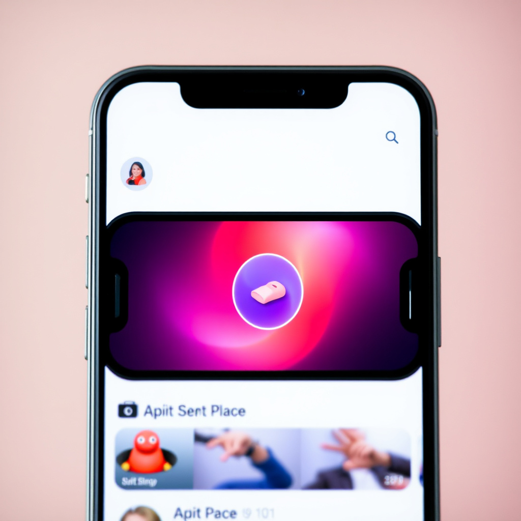 App screenshot on a smartphone